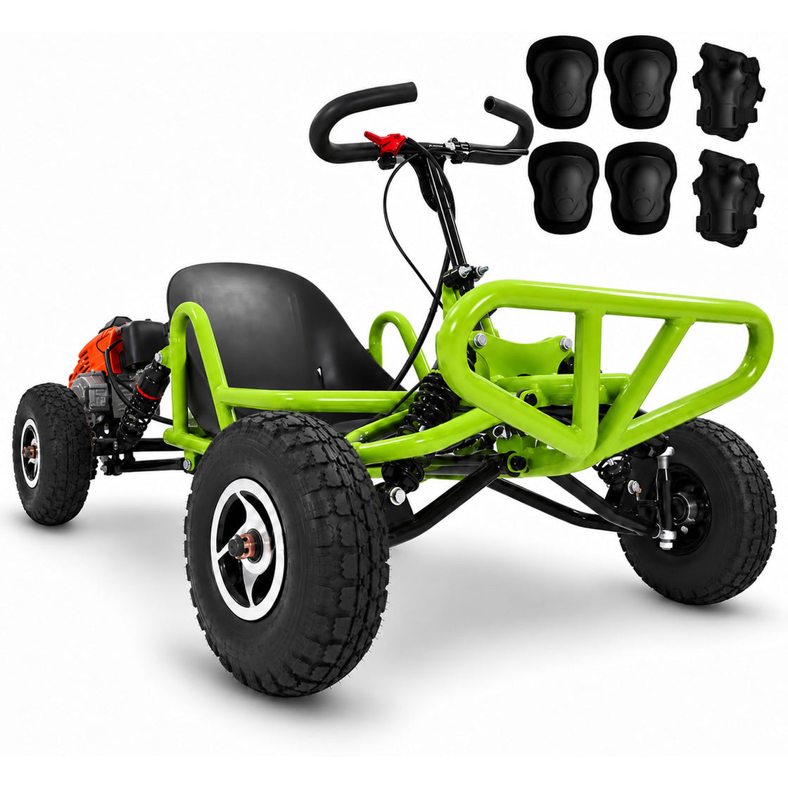 63cc Gas Power Go Kart Off-Road Kart for Adults & Teens with 4'' Tires